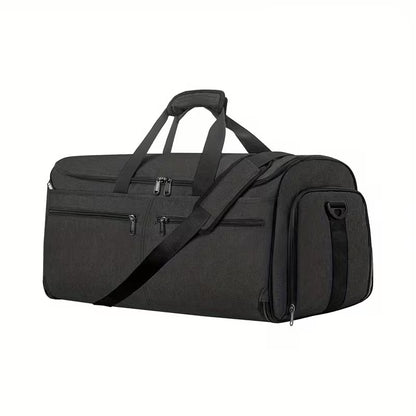 2-in-1 Convertible Garment Duffle Bag with Shoe Compartment & Hanging System