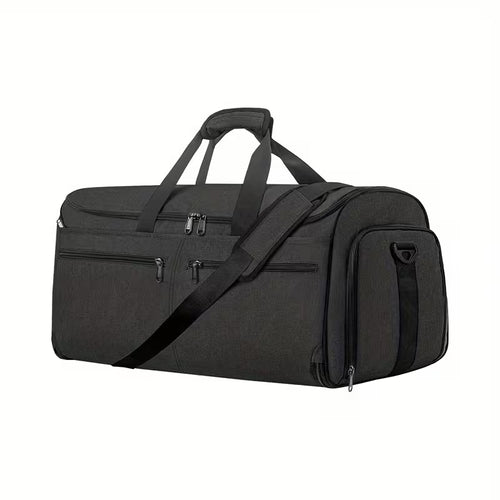 2-in-1 Convertible Garment Duffle Bag with Shoe Compartment & Hanging System
